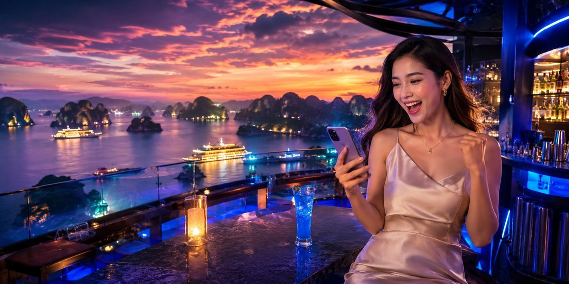 Người dùng Việt Nam trải nghiệm casino di động an toàn với cảnh quan vịnh Hạ Long
