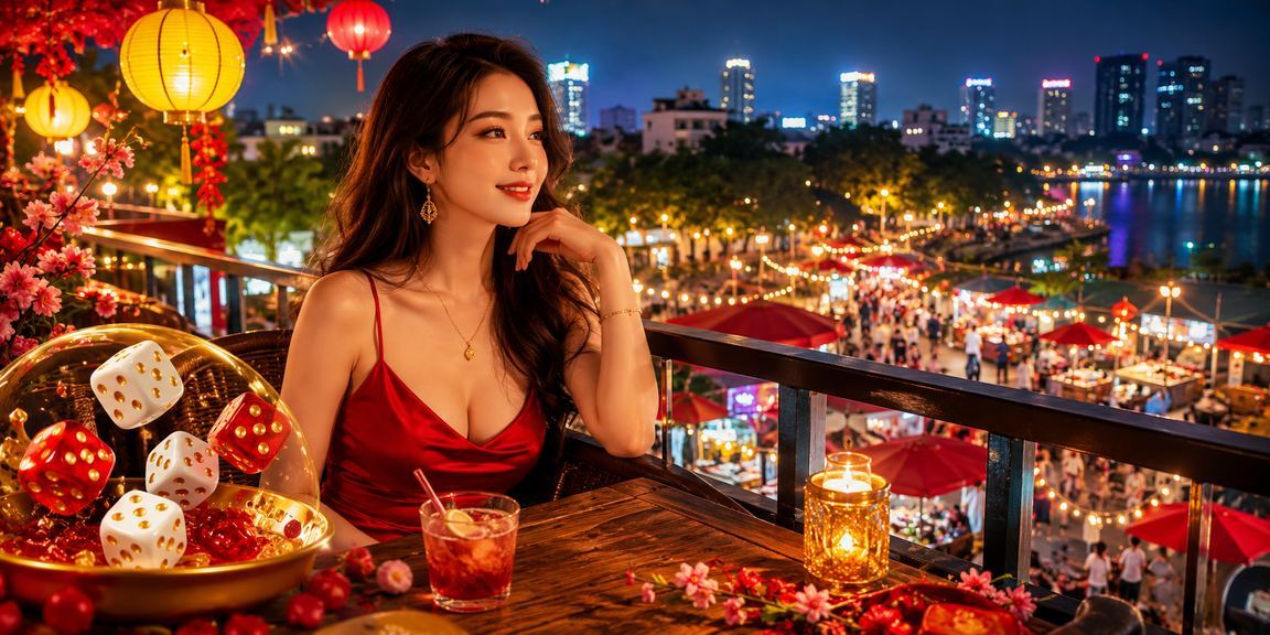 Người dùng Hà Nội chơi tài xỉu xúc xắc trực tuyến bên ly cà phê buổi tối